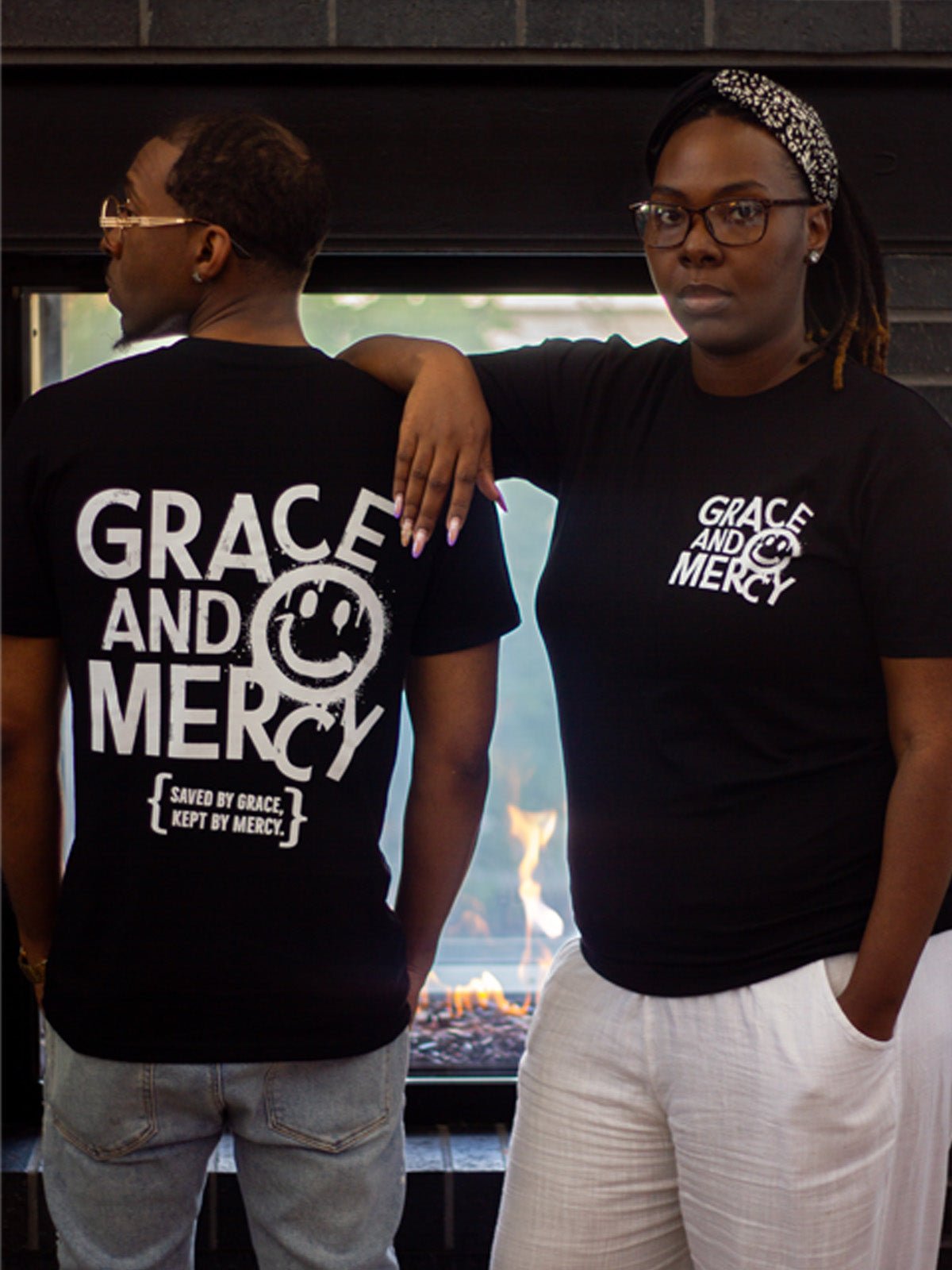 Grace & Mercy Lux Tee | Black - ETRNL AESTHETIC