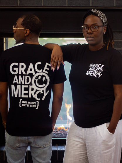Grace & Mercy Lux Tee | Black - ETRNL AESTHETIC